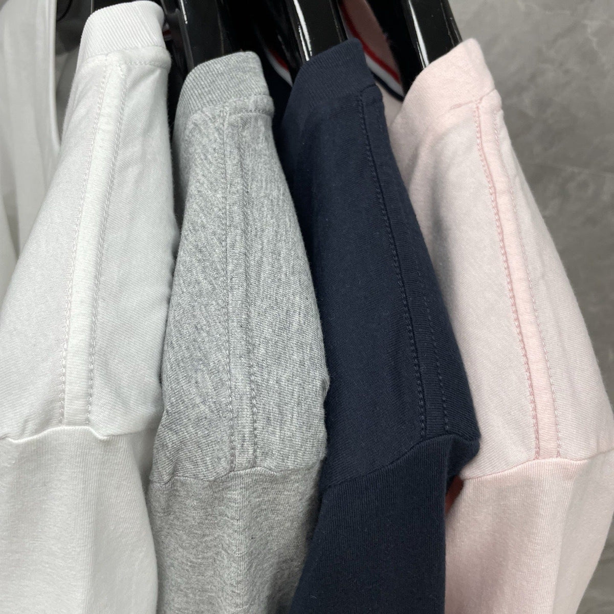 Four-Bar Crew Neck Short Sleeve T-Shirt | Thom Browne