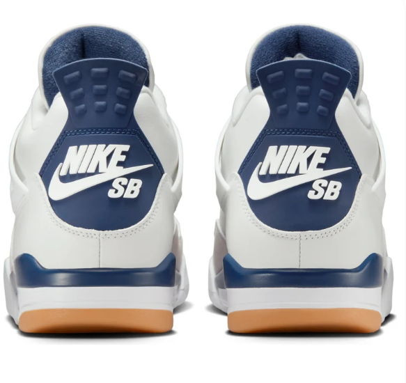 Air Jordan 4 Retro SB 'White Navy' DR5415-100 $160