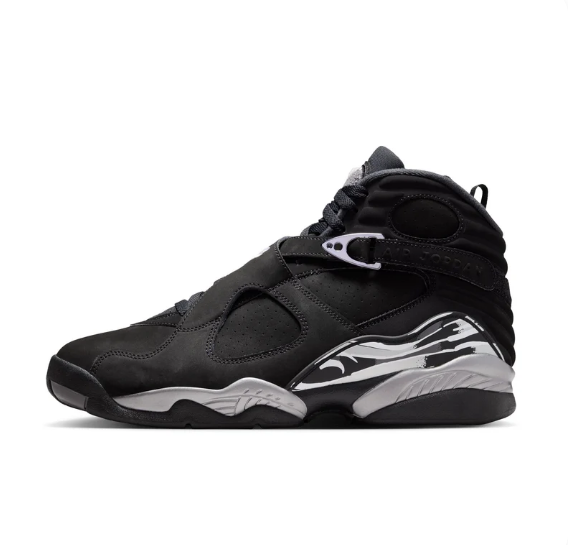 Air Jordan 8 Retro 'Black / White / Light Graphite'