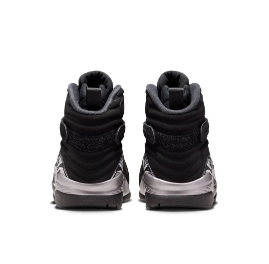 Air Jordan 8 Retro 'Black / White / Light Graphite'