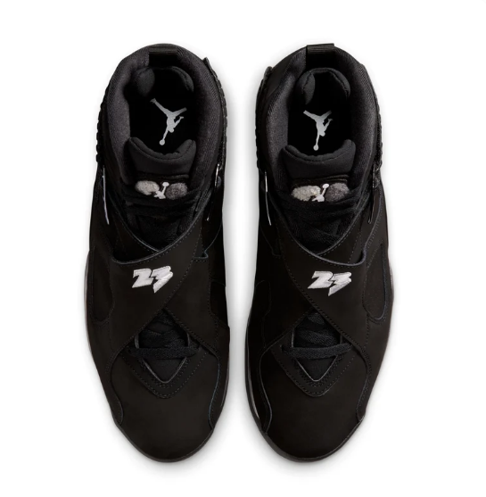 Air Jordan 8 Retro 'Black / White / Light Graphite'