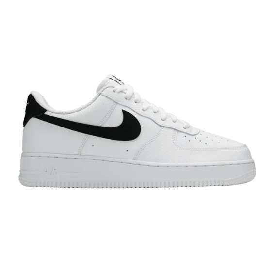 Nike Air Force 1 Low '07 'White / Black' Pebbled Leather