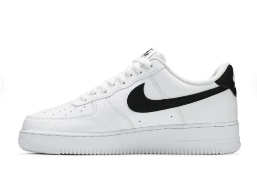 Nike Air Force 1 Low '07 'White / Black' Pebbled Leather