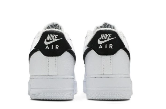 Nike Air Force 1 Low '07 'White / Black' Pebbled Leather
