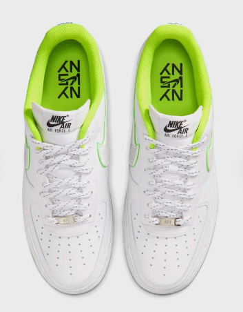 Nike Air Force 1 '07 'White / Barely Volt / Black'