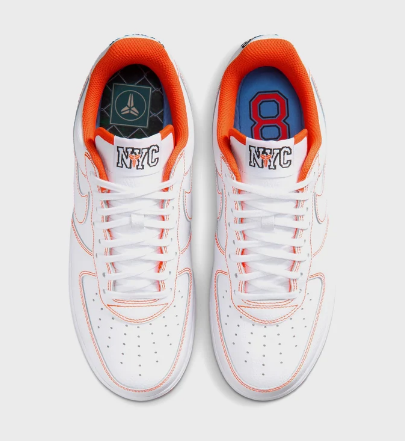 Nike Air Force 1 Low Pro '07 'White / Safety Orange'