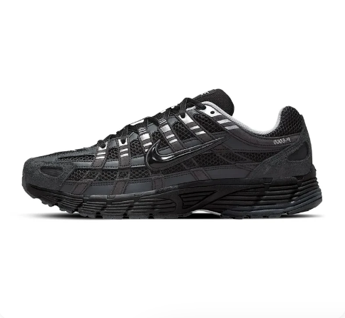 Nike P-6000 Suede 'Anthracite / Black / Chrome / Metallic Silver'