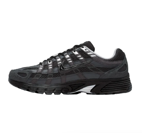 Nike P-6000 Suede 'Anthracite / Black / Chrome / Metallic Silver'