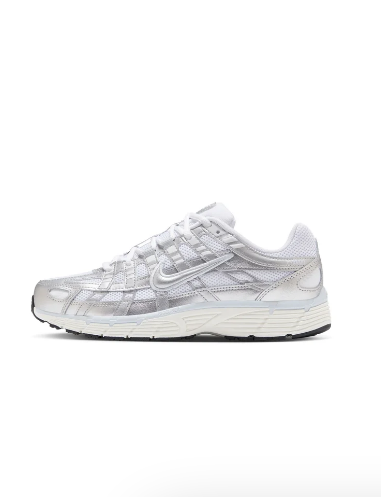 Women's Nike P-6000 'White / Metallic Silver'