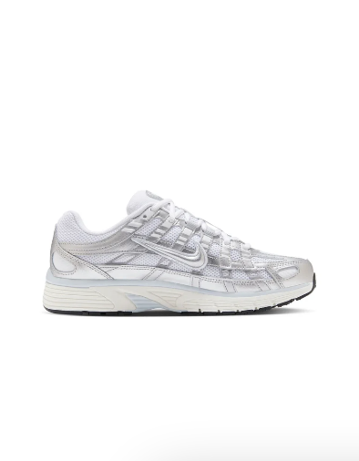 Women's Nike P-6000 'White / Metallic Silver'