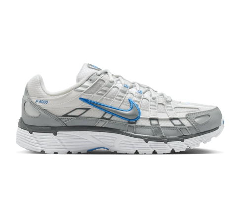 Nike P-6000 'White / Metallic Silver / Blue'