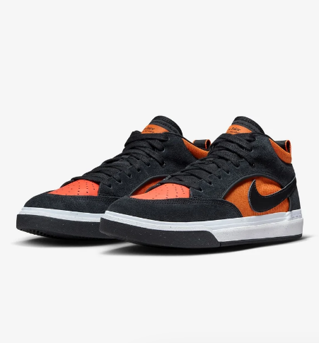 Men's Nike SB React Leo 'Black / Electro Orange'