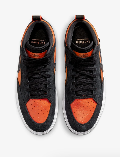 Men's Nike SB React Leo 'Black / Electro Orange'