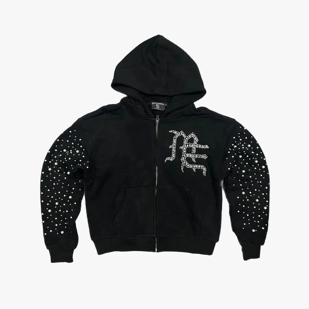 Mixed Emotion Black Pearl Hoodie