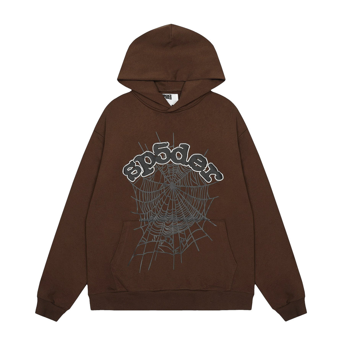 Sp5der Spiderweb Graphic Pullover Hoodie